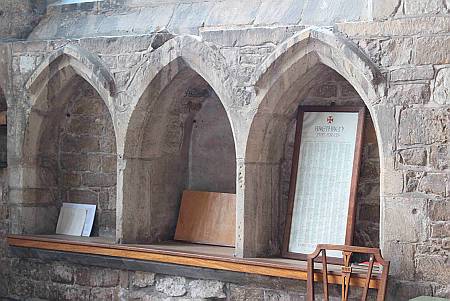 Barton St Mary - The Sedilla